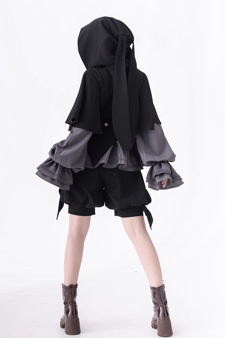 Ouji Lolita Hooded Jacket Retro