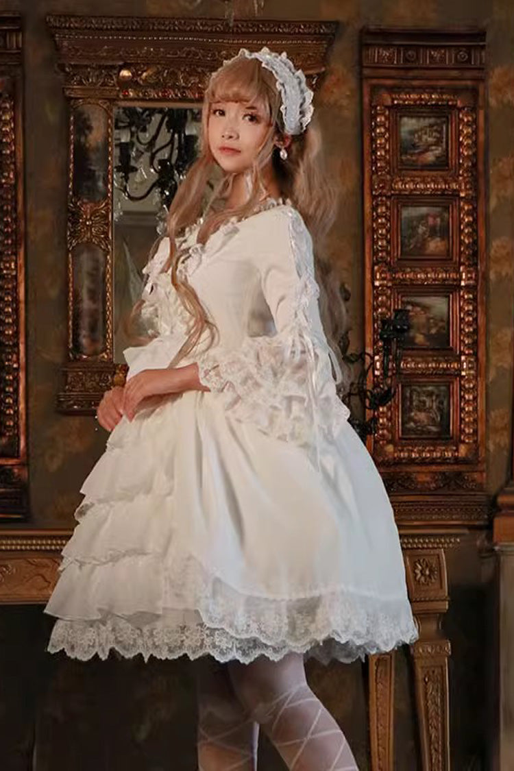 Ivory Ruffled Bridal Cardigan Bow Accent Sweet Jumper