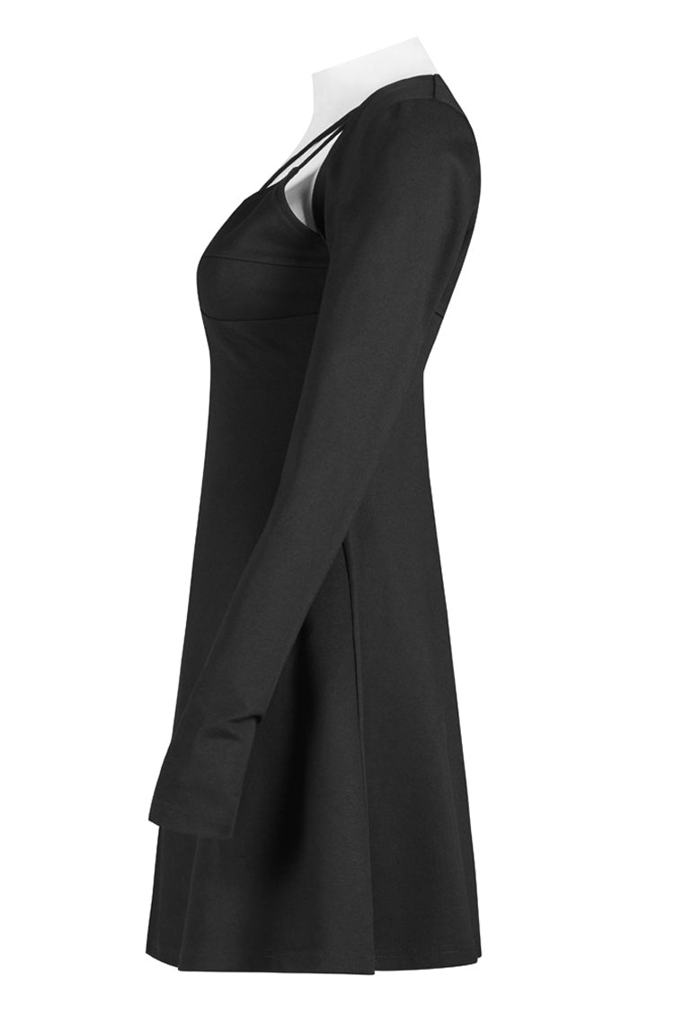 Sling Strap Slip Dress with A-Shape Design