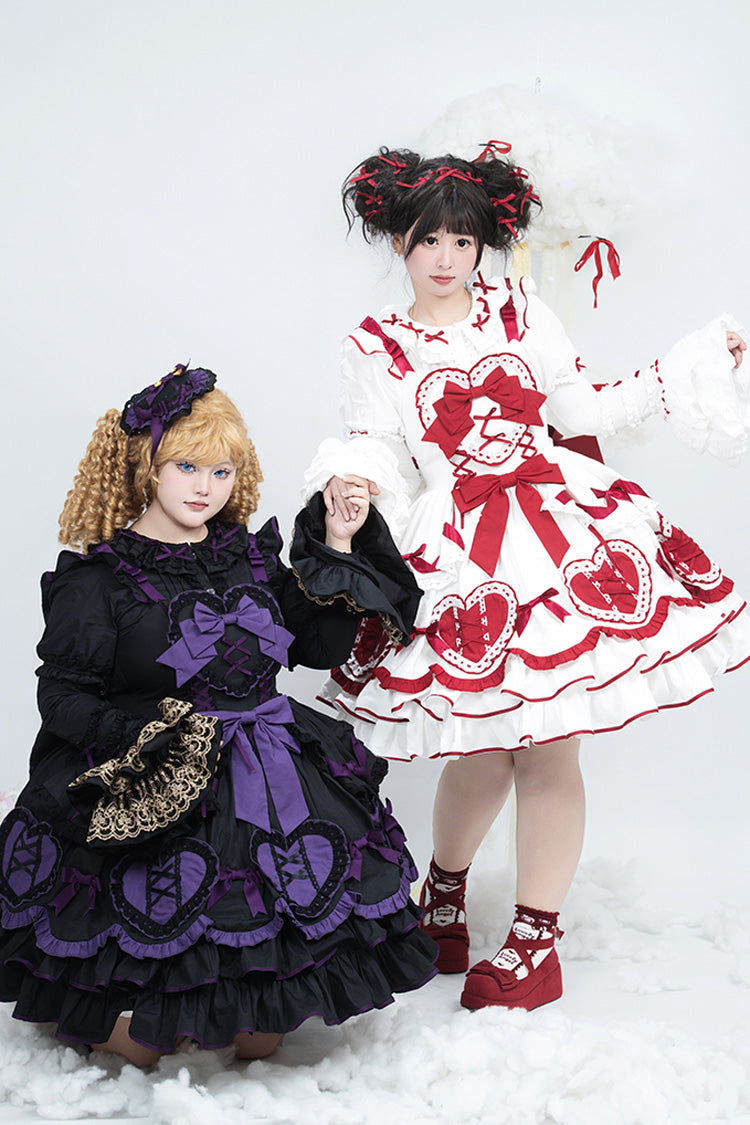 Sleeveless Ruffle Bowknot Gothic Plus Size Princess Lolita Jsk Dress