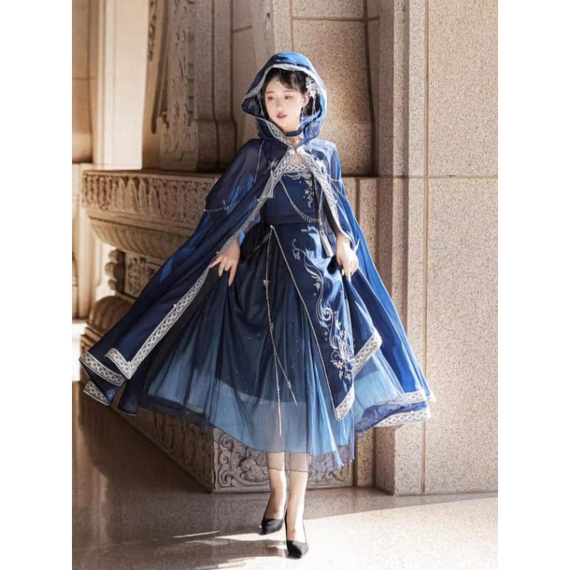 Elegant Starlight Assasin Dress - Modern Hanfu