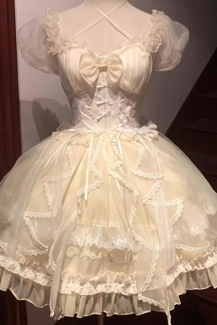 Glaze Fantasy OP Dress with Embroidery - 6 Colors