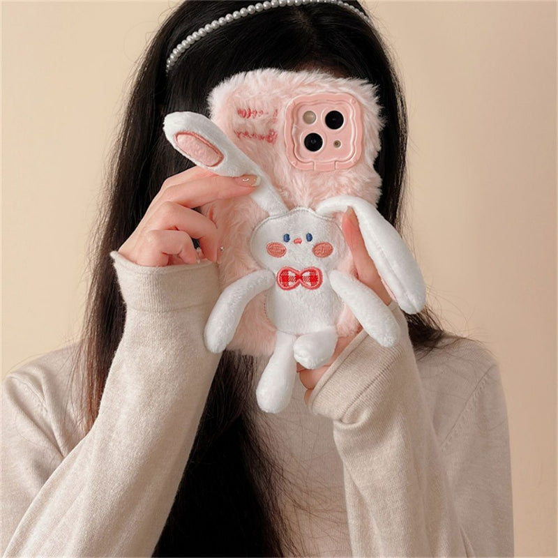 Kawaii Pull Ear Rabbit Phone Case MK Kawaii Store