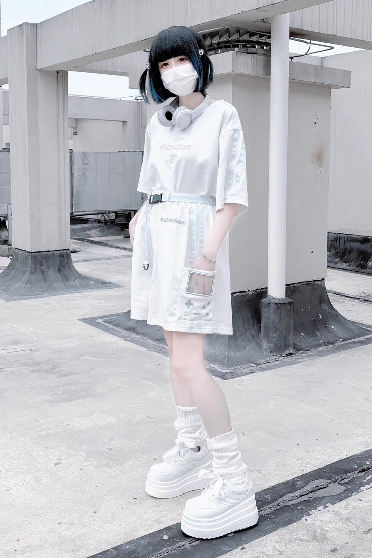 Lace-Up Sweet Jirai Kei Platform Shoes - 2 Shades