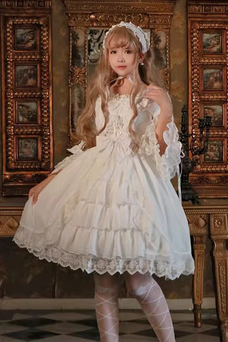 Ivory Ruffled Bridal Cardigan Bow Accent Sweet Jumper