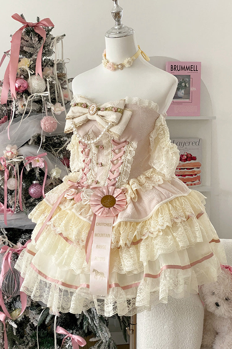 Sweet Tea Rose Dew Triple-Layered Skirt