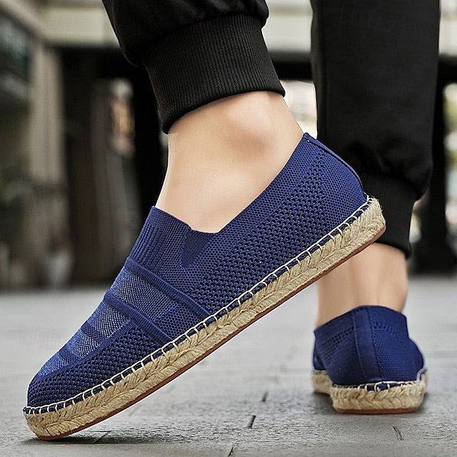 Woven Beige Vacation with Design Espadrilles Men's –