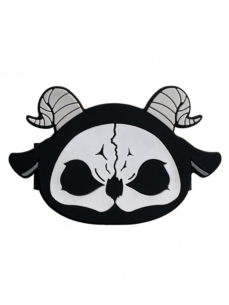 Back Mobile White Clip Grim Reaper and Black Gothic Phone