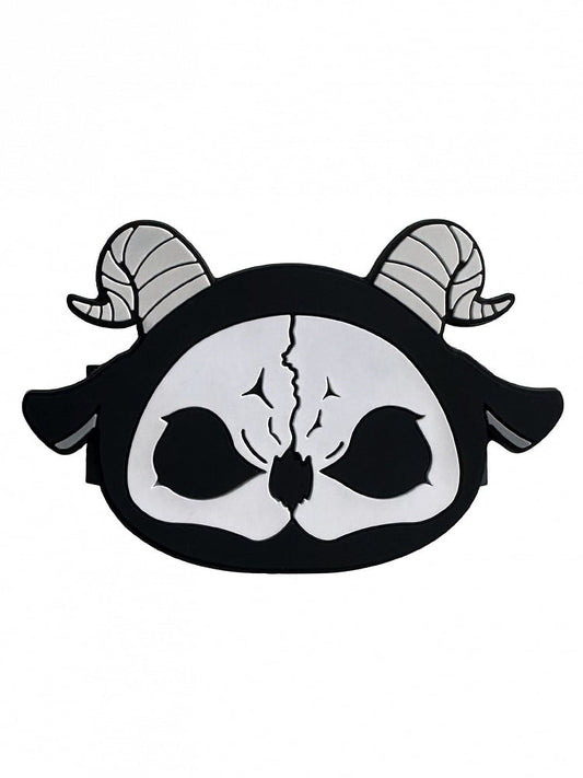 Back Mobile White Clip Grim Reaper and Black Gothic Phone