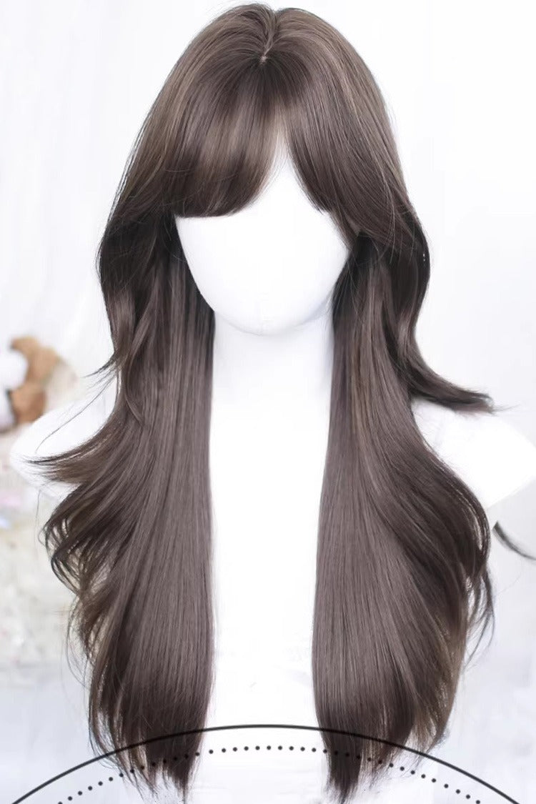Soft Outer Curl Fringe Sweet Lolita Wig - Two Tones