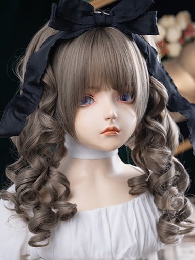 Long Claw Brown Clips Length Wig Double With Synthetic Ponytail 30CM