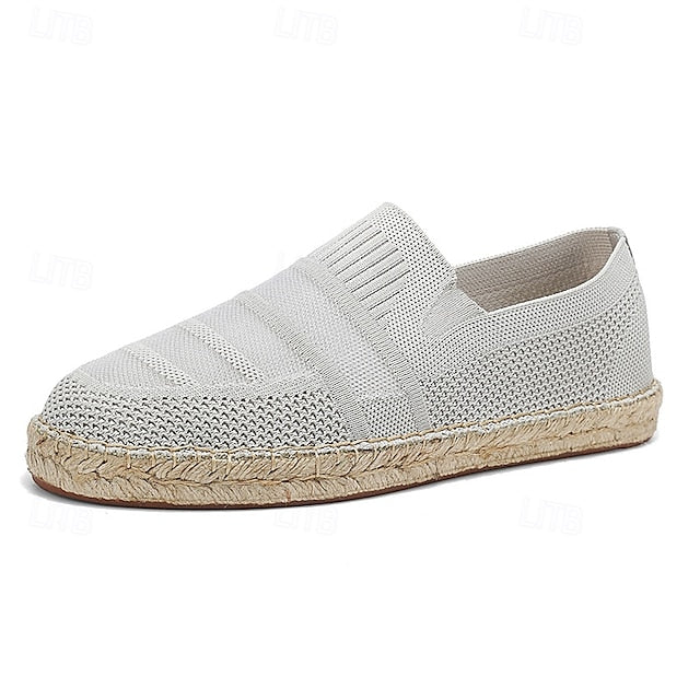 Woven Beige Vacation with Design Espadrilles Men's –