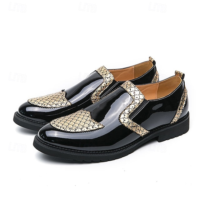 PU Slip-Ons Leather Breathable Loafers Men's