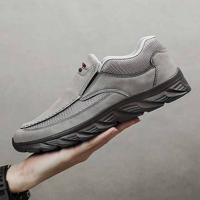 Lightweight – Men's Slip-On Loafers Suede