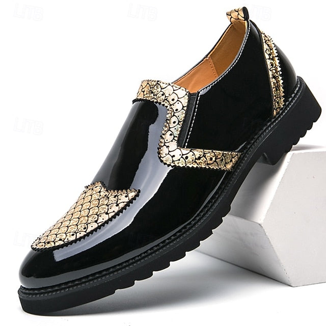 PU Slip-Ons Leather Breathable Loafers Men's