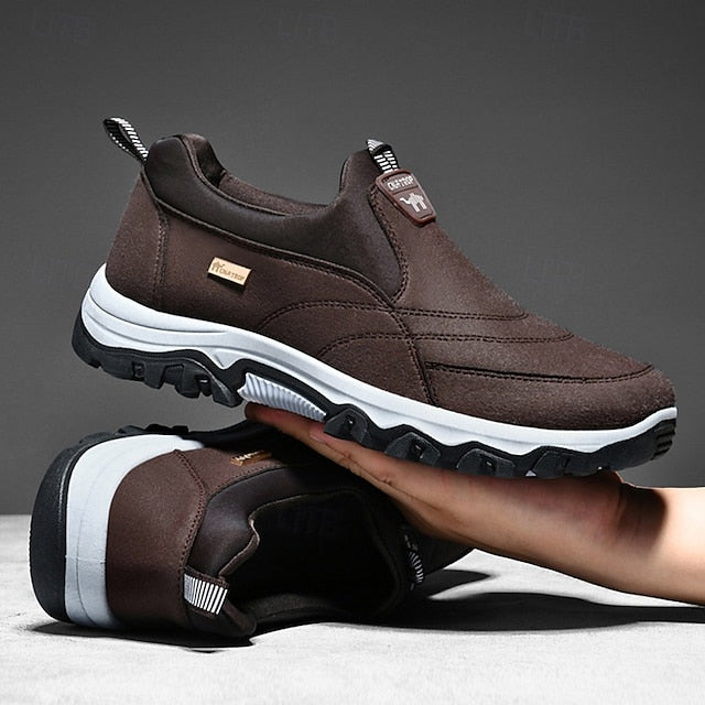 PU Slip-Ons Leather Breathable Loafers Men's