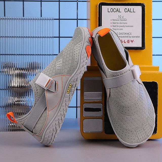 Men's Trendy – Woven Nylon Knit Sneakers Multicolor