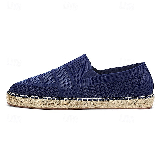 Woven Beige Vacation with Design Espadrilles Men's –