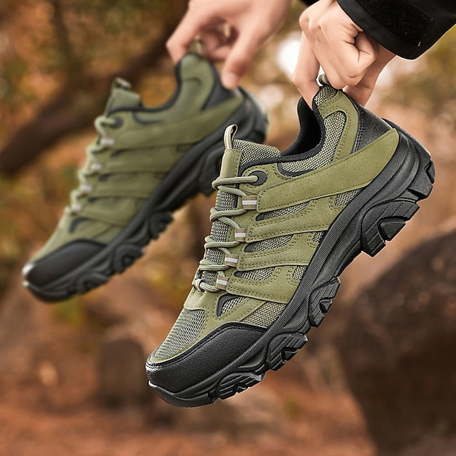 Beige Hiking - Men's Lightweight Outdoor Sneakers