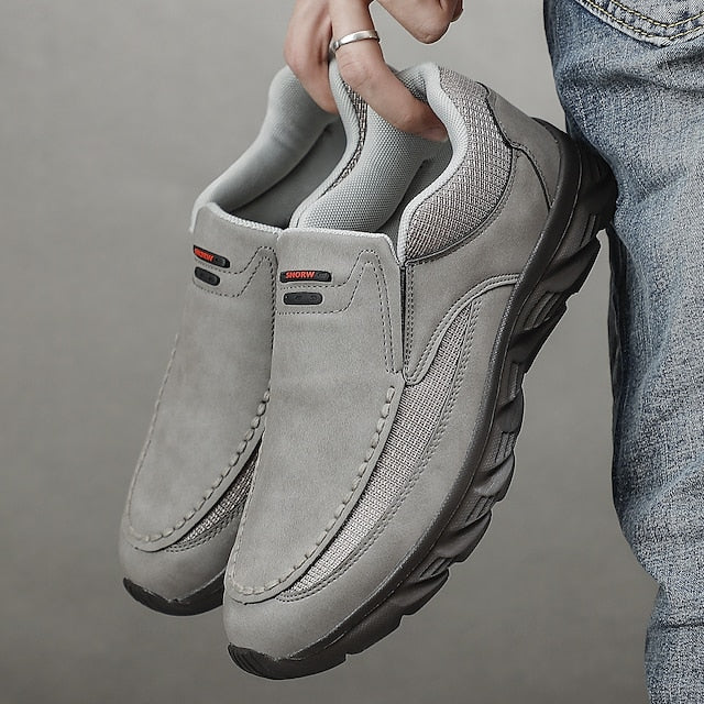 Lightweight – Men's Slip-On Loafers Suede