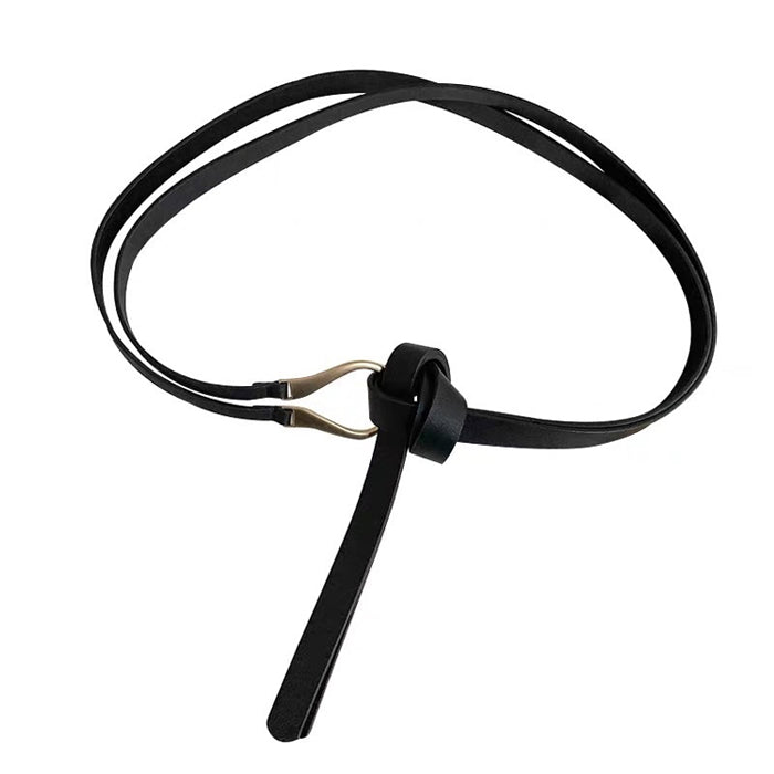 Elegant Cloth Leather Belt