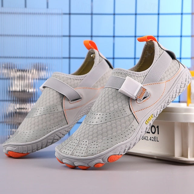 Men's Trendy – Woven Nylon Knit Sneakers Multicolor