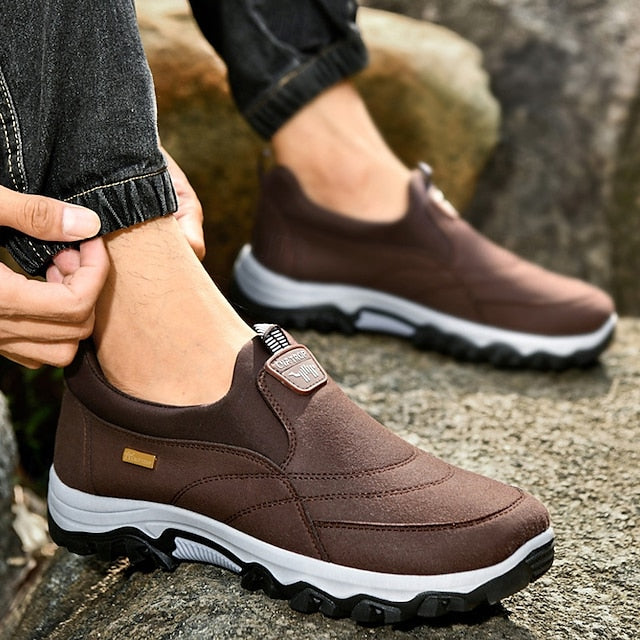 PU Slip-Ons Leather Breathable Loafers Men's