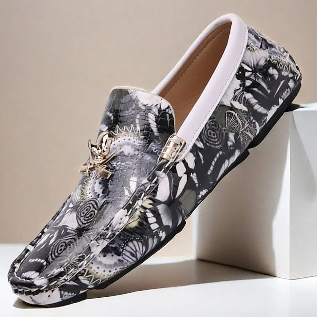 Boots Fleece Slip-Ons Winter Loafers PU lined Men's