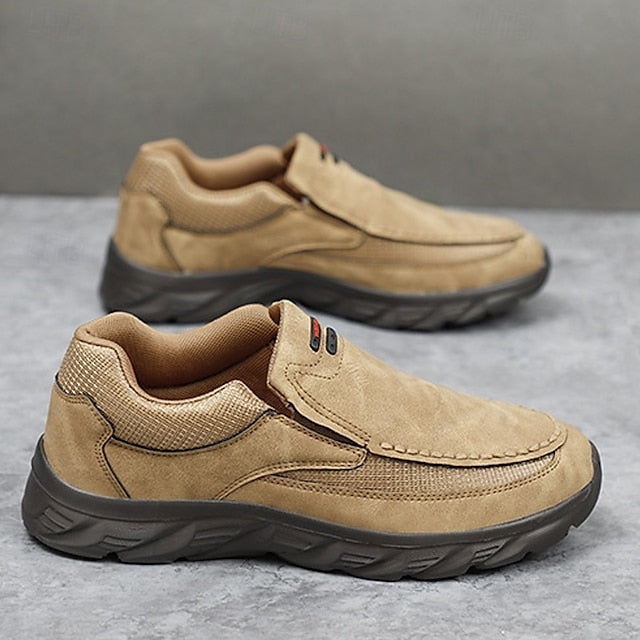 Lightweight – Men's Slip-On Loafers Suede