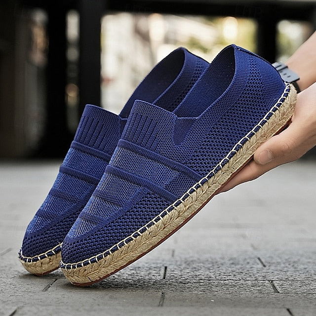 Woven Beige Vacation with Design Espadrilles Men's –