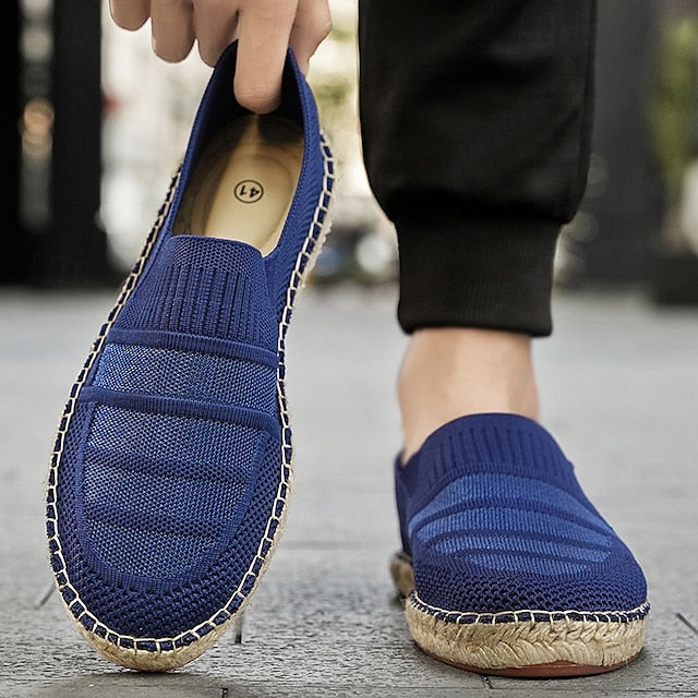 Woven Beige Vacation with Design Espadrilles Men's –