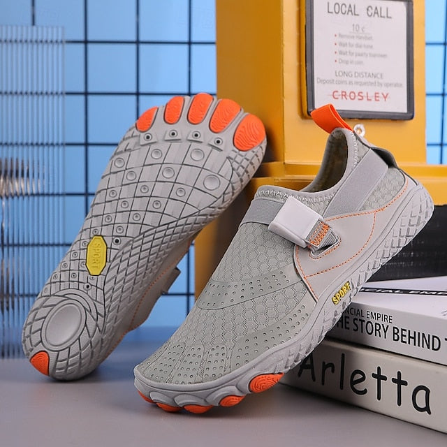 Men's Trendy – Woven Nylon Knit Sneakers Multicolor