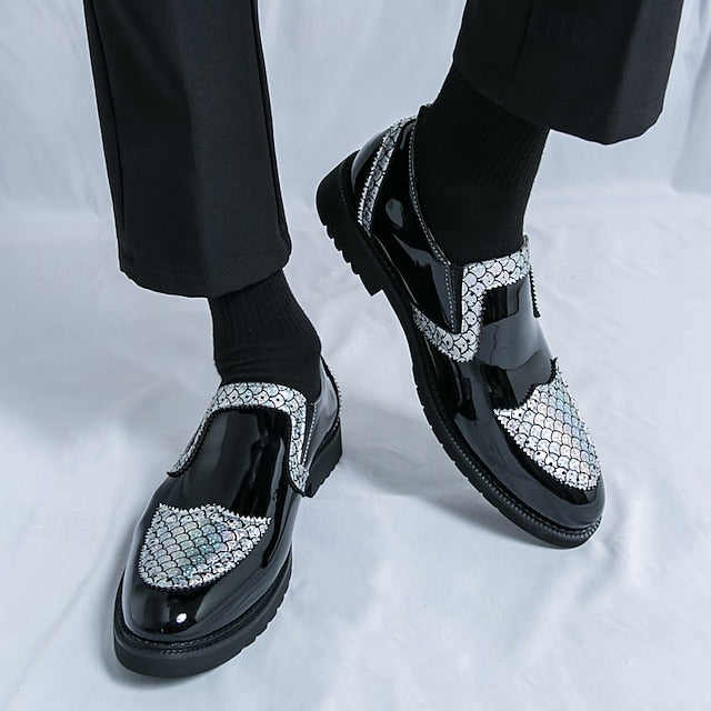 PU Slip-Ons Leather Breathable Loafers Men's