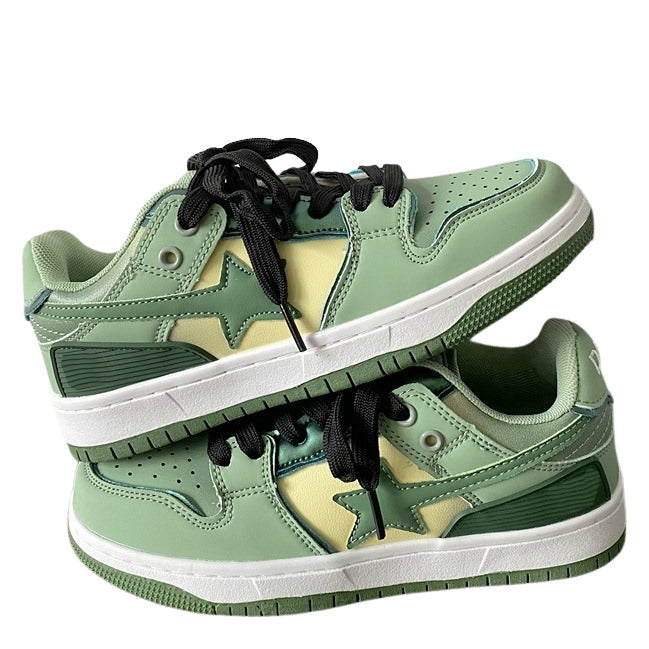 Light Green Star Sneakers MK19826