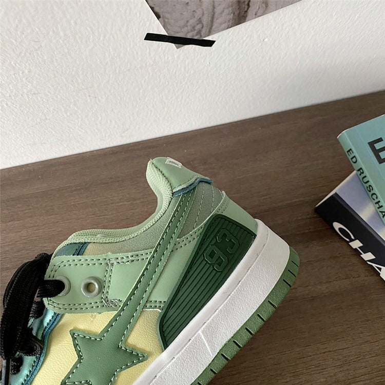 Light Green Star Sneakers MK19826