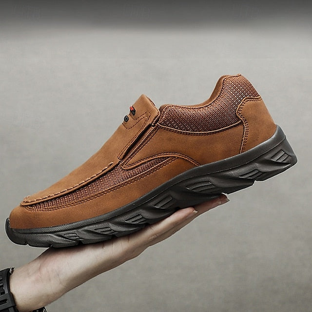 Lightweight – Men's Slip-On Loafers Suede