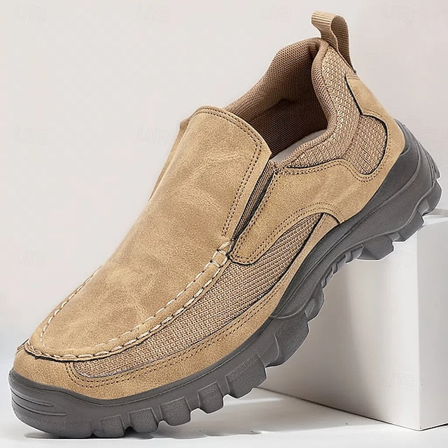 Maroon Design Men's with Perforated Stylish Sandals Slip-On