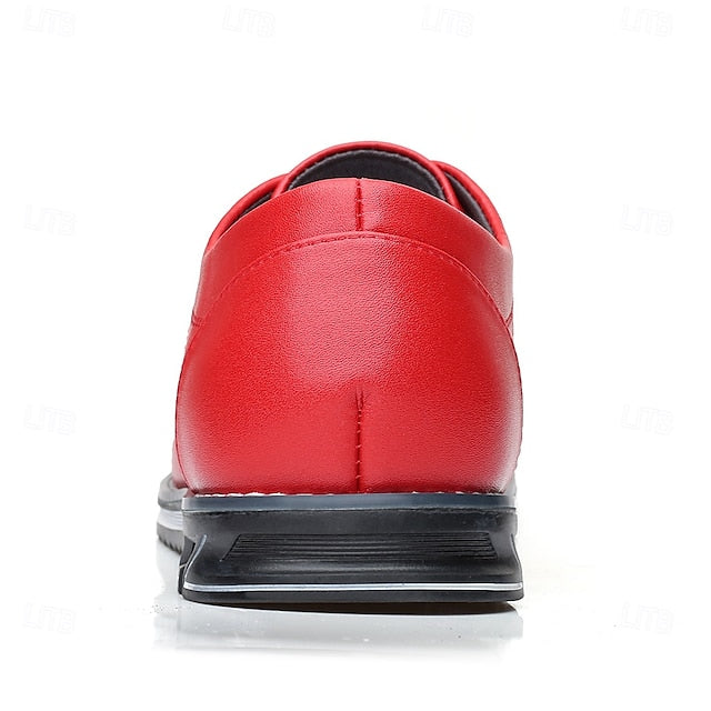 Men's Stylish Lace-Up Quilted Faux Blue Sneakers - Leather