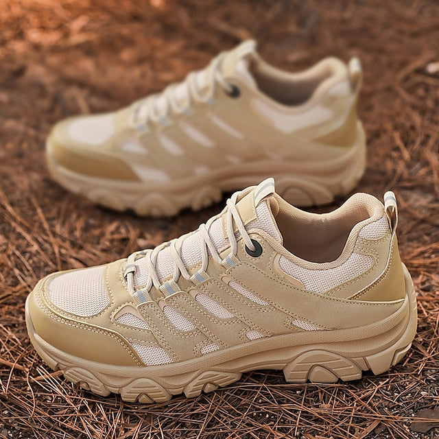 Beige Hiking - Men's Lightweight Outdoor Sneakers