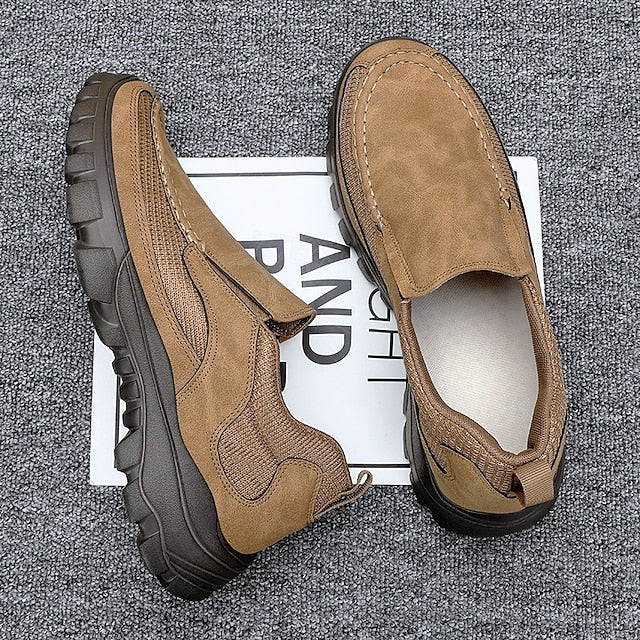 Maroon Design Men's with Perforated Stylish Sandals Slip-On