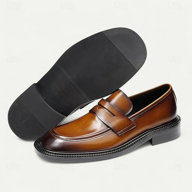 with and Shoes Wingtip Men's Brown Leather in Tan Formal