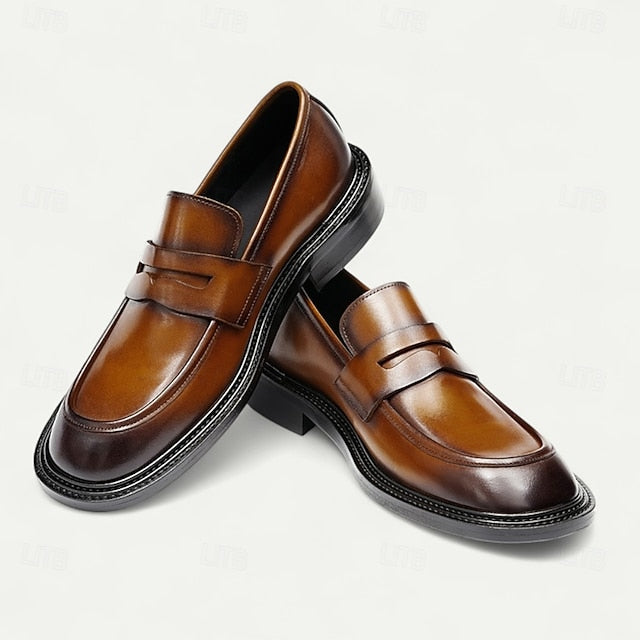 with and Shoes Wingtip Men's Brown Leather in Tan Formal