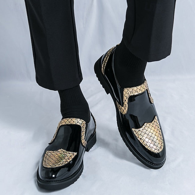 PU Slip-Ons Leather Breathable Loafers Men's