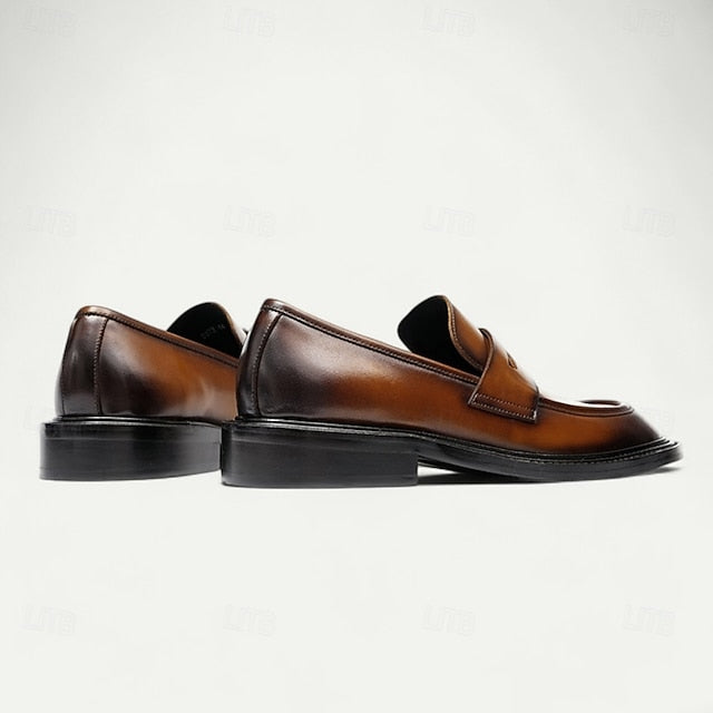 with and Shoes Wingtip Men's Brown Leather in Tan Formal