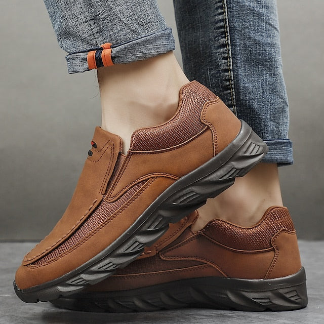 Lightweight – Men's Slip-On Loafers Suede