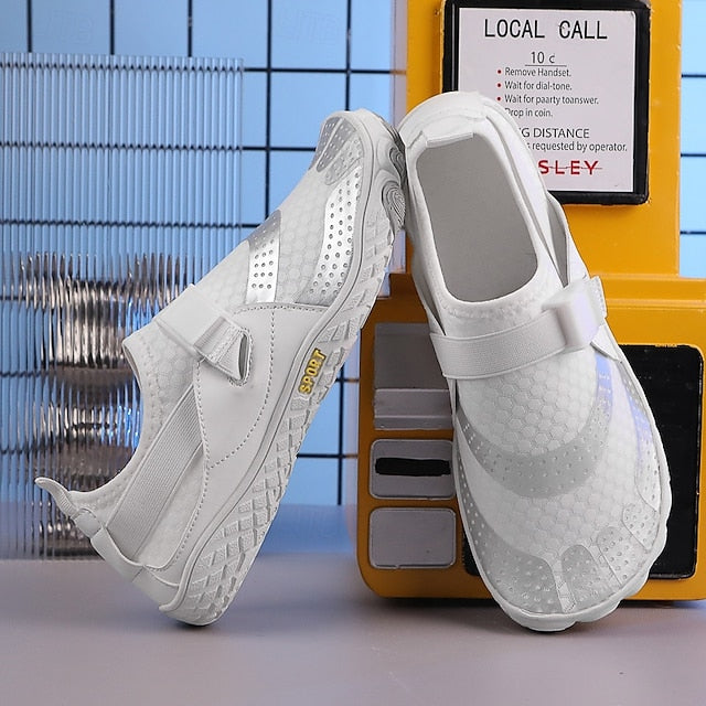 Men's Trendy – Woven Nylon Knit Sneakers Multicolor