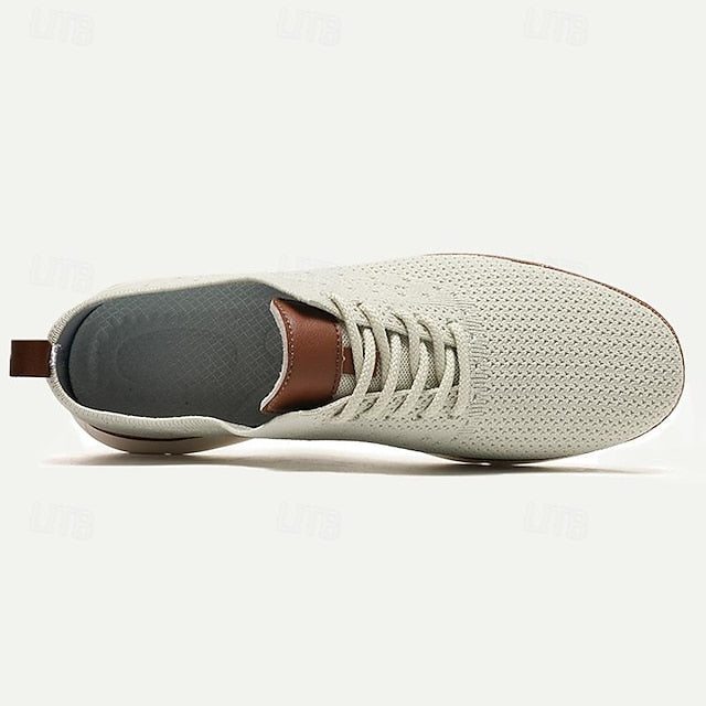 Lightweight Men's Breathable Casual Knit Sneakers -