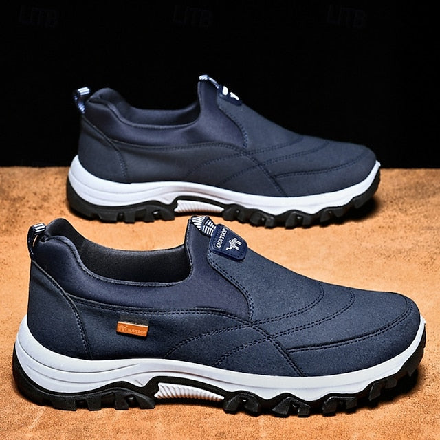 PU Slip-Ons Leather Breathable Loafers Men's