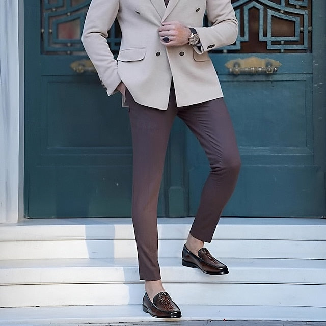 Boots Fleece Slip-Ons Winter Loafers PU lined Men's