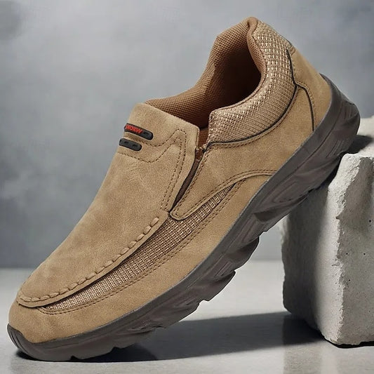 Lightweight – Men's Slip-On Loafers Suede